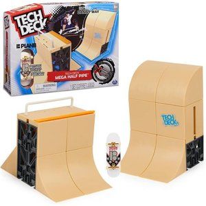 TECH DECK, Danny Way Mega Half Pipe X-Connect Park Creator, Customizable Ramp